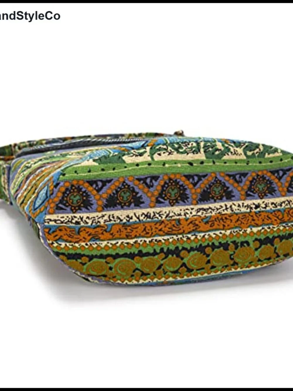 Canvas Boho Crossbody Bag with Adjustable Strap